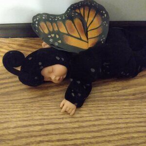 Plush Anne Geddes Monarch doll Vintage